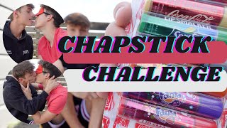 Chapstick Challenge With My BOYFRIEND quotKISSING ON CAMERAquot💄👨‍❤️‍💋‍👨  Svandylove love couple [upl. by Ongun326]