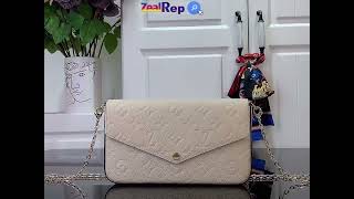 Louis Vuitton Felicie Pochette M82363 Cream [upl. by Ahsenhoj]