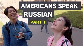 Americans speak Russian Part 1 [upl. by Lamrouex]