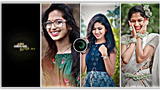 Lyrics🦋trending kannada song🎧 girls 🤍 video editing alight motion🌿 [upl. by Dambro]