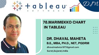 78 Marimekko Chart in Tableau  Dr Dhaval Maheta [upl. by Anceline]