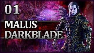 MALUS DARKBLADES CAMPAIGN  Shadow amp Blade  Mortal Empires  Dark Elves  Total War Warhammer 2 1 [upl. by Drawd]