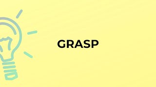 What is the meaning of the word GRASP [upl. by Lahcym]