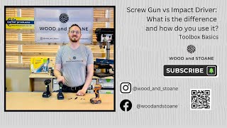 Screw Guns vs Impact Drivers Drills Whats the difference and how do you use it WoodandStoane [upl. by Zippora]