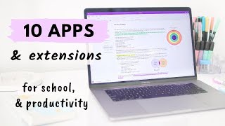 10 Apps amp Extensions for School amp Productivity all students need 🖥 [upl. by Crandale]