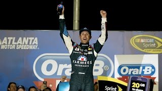 Kahne celebrates hard earned Atlanta victory [upl. by Iives569]