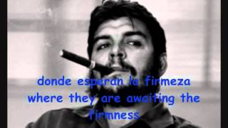 Che Guevara hasta siempre lyrics [upl. by Akkeber]