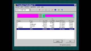 Partition Magic for DOS full features [upl. by Gabler]