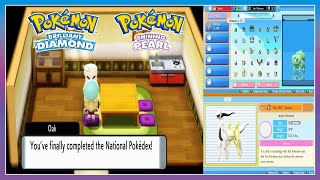 Pokémon Brilliant Diamond amp Shining Pearl National Pokedex Completed [upl. by Annovahs]