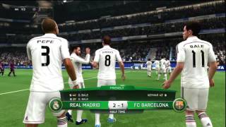 Real Madrid vs Barcelona FIFA 15 PS3 [upl. by Lala]