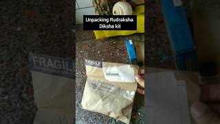 Isha rudraksha diksha kit unboxing sadguru isha rudraksha sadhguru unboxing foundation [upl. by Balbinder980]