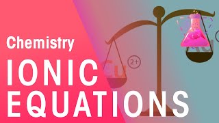 Ionic Equations  Reactions  Chemistry  FuseSchool [upl. by Narrad]