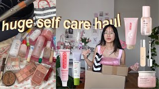 BUYING VIRAL PRODUCTS 🎀⭐️ first impressions self care shopping haul  sephora glossier amp kbeauty [upl. by Annovad]