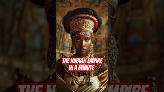 The History Of The Nubian Empire In A Minute shorts History nubian africanarchaeology [upl. by Annaeed]