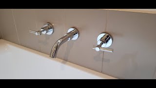 How to upgrade your bathtub by retrofit installing a modern lever tap set [upl. by Airehc168]