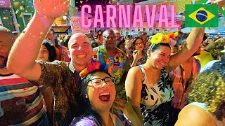 Gringos first BRAZIL CARNAVAL experience in Salvador CRAZY 🇧🇷 [upl. by Richey]