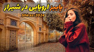 Shiraz Eream St  خیابان اروپایی شیراز در شب های پاییز [upl. by Riamo142]