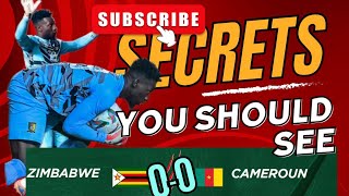 Cameroon vs Zimbabwe  full time match highlights AFCON QUALIFIERS afcon [upl. by Amirak]