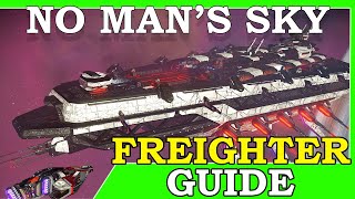 No Mans Sky Freighter Guide 2024  New Player Guide  Free Capital Freighter [upl. by Giffy]