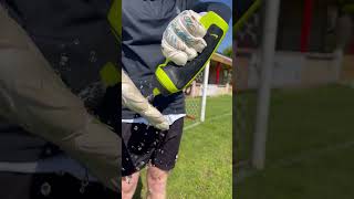 Grass sticking to gloves  TRY THIS gloveglu hacks [upl. by Lisette]