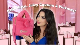 GIRLY PINK HAUL ♥  Hello Kitty Juicy Couture amp Pinkmas [upl. by Oinotla]