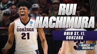 Gonzagas Rui Hachimura scores 25 points in the Bulldogs Second Round victory [upl. by Shir888]