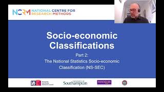 Socioeconomic classifications Part 2 The National Statistics Socioeconomic Classification [upl. by Charita]