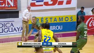 Fecha 10  Hebraica Macabi 8986 Aguada  Fase Clausura [upl. by Frieder]