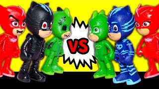 PJ Masks has a contest with the Spooky PJ Masks with Trolls [upl. by Esenej]