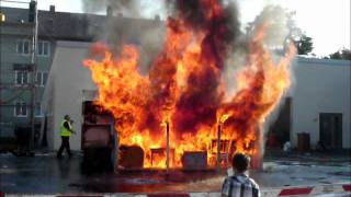 Hausbrand Tag der offenen Tür der Feuerwehr Erlangen [upl. by Schnorr]