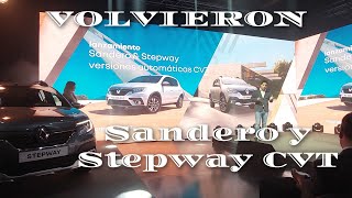 RELANZAMIENTO RENAULT SANDERO Y STEPWAY CAJA CVT Ahora nacionales Cambios en la gama 892023 [upl. by Arrim]