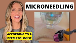 Dermatologist Explains Microneedling for Acne Scars AntiAging and Uneven Skin Tone amp Texture [upl. by Akina923]