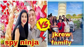 Spy ninja family vs Jkrew family from youngest to oldest 2024 [upl. by Madalyn807]