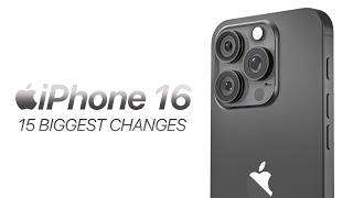 iPhone 16 2024  15 MAJOR Changes [upl. by Neelcaj42]