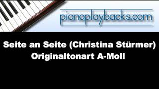 Seite an Seite Christina Stürmer Playback Instrumental Demo in AMoll [upl. by Jaime]