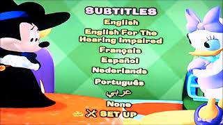 DVD Menu Walkthrough to Mickey Mouse Clubhouse  Mickeys Treat [upl. by Abbotson]