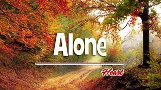 Alone  Heart KARAOKE VERSION [upl. by Vacuva]