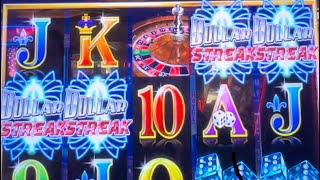 25 cent Dollar Streak Slot Machine Max Bet Bonus [upl. by Audsley]