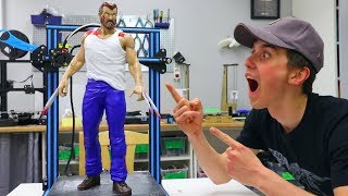 AWESOME 3D Printed Logan Wolverine  BIG 3D Print [upl. by Ahterahs41]