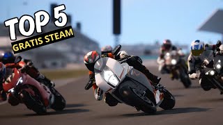 TOP 5 Juegos 🔥 de MOTOS para STEAM y GRATIS 🔥  LISTA Cinco JUEGOS de MOTOCICLETAS para PC 2024 [upl. by Shakti936]