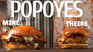 Popeyes Chicken Sandwich Recipe At Home [upl. by Olegnaed]