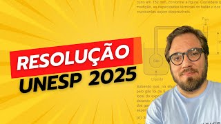 UNESP 2025 Questão 79  Gases e Hidrostática [upl. by Stelmach]