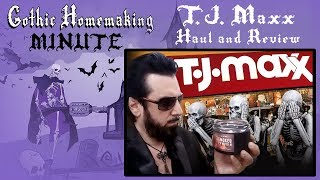 TJMaxx Halloween Decor 2018 Haul and Review  Gothic Homemaking Minute [upl. by Barcus]