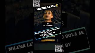 Milena level tero bau bola  reply to gbob  GBOBOFFICIAL 89TheThug shorts disstrack [upl. by Ullund665]