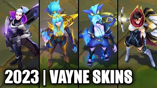 All Vayne Skins Spotlight 2020  Spirit Blossom Latest Skin League of Legends [upl. by Bethel]