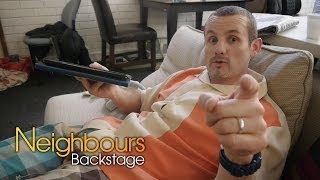 Neighbours Backstage  Ryan Moloney Toadie Rebecchi [upl. by Darra]