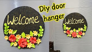 DIY Welcome Door Hanger For Your Home  Welcome Door Hanger  Must Have in 2024 [upl. by Shatzer]