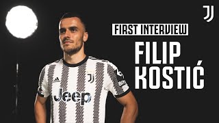 Filip Kostić First Interview at Juventus  WelcomeKostić [upl. by Padget496]