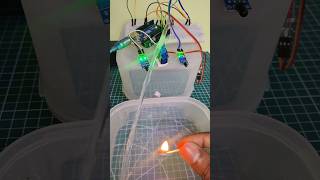 AUTOMATIC FIRE FIGHTER USING ARDUINO SERVO GSN CREATIONS shorts youtube arduino diy experiment [upl. by Cyndi]