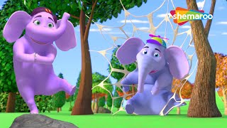 एक मोटा हाथी  Ek Mota Hathi 3D  Hindi Nursery Rhyme amp Kids Song  Shemaroo Kids [upl. by Caty]